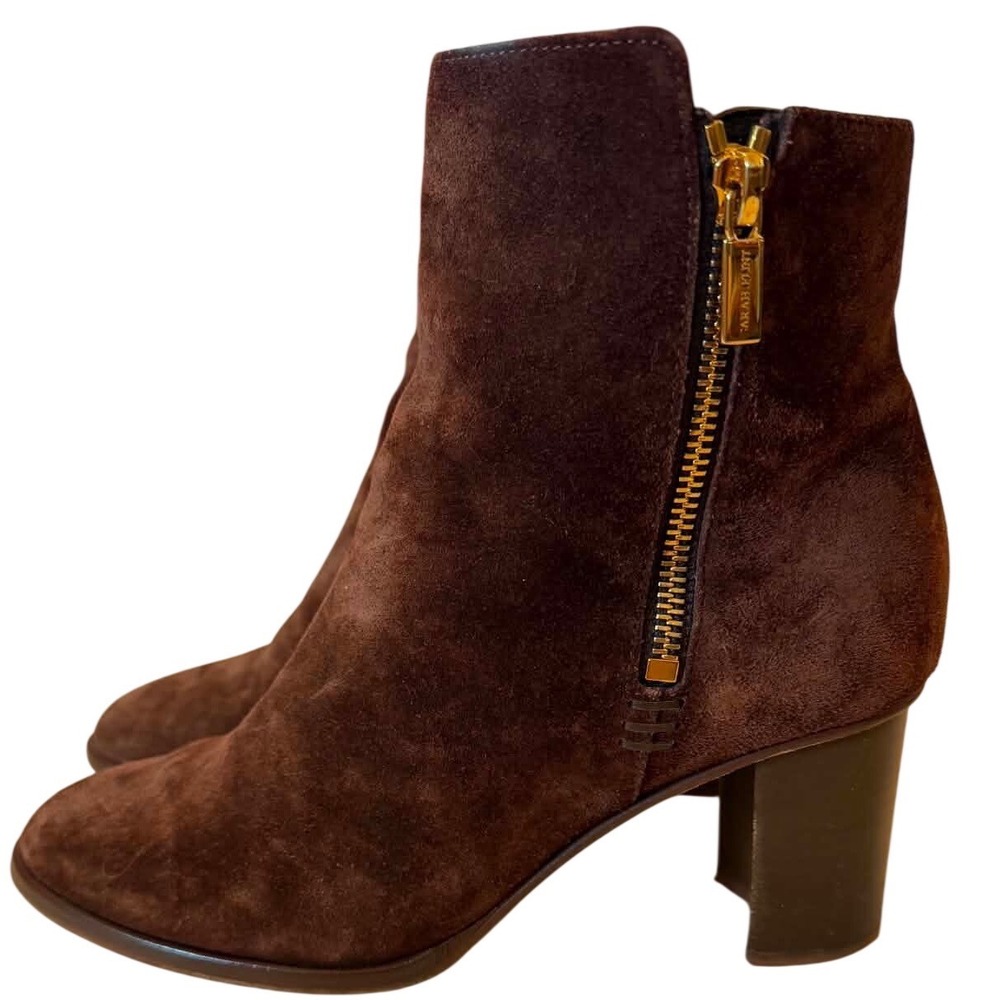 Sarah Flint Perfect Dress Bootie 70 Brown Suede Ankle Boots Italy 36.5